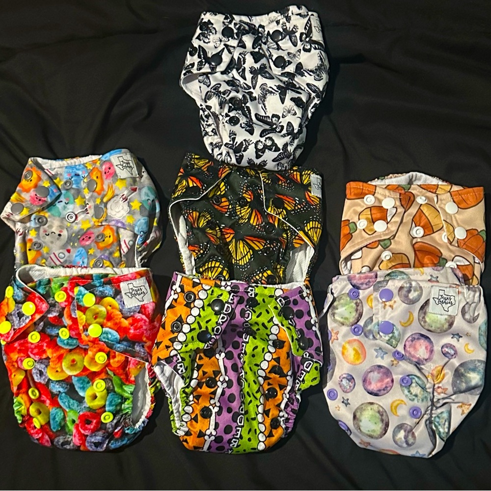 TT NB NWOT AIO Reusable Diapers
